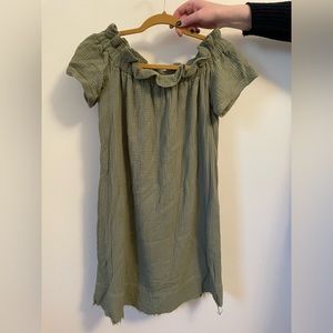 Off shoulder dress from Anthropologie